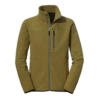 Schöffel Fleece Jacket Lakefield with Stand-up Collar (breathable, warm) green-brown Men